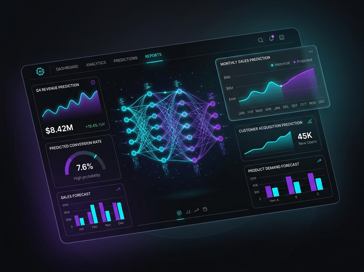 AI Analytics Dashboard - Real-time predictive analytics and performance metrics